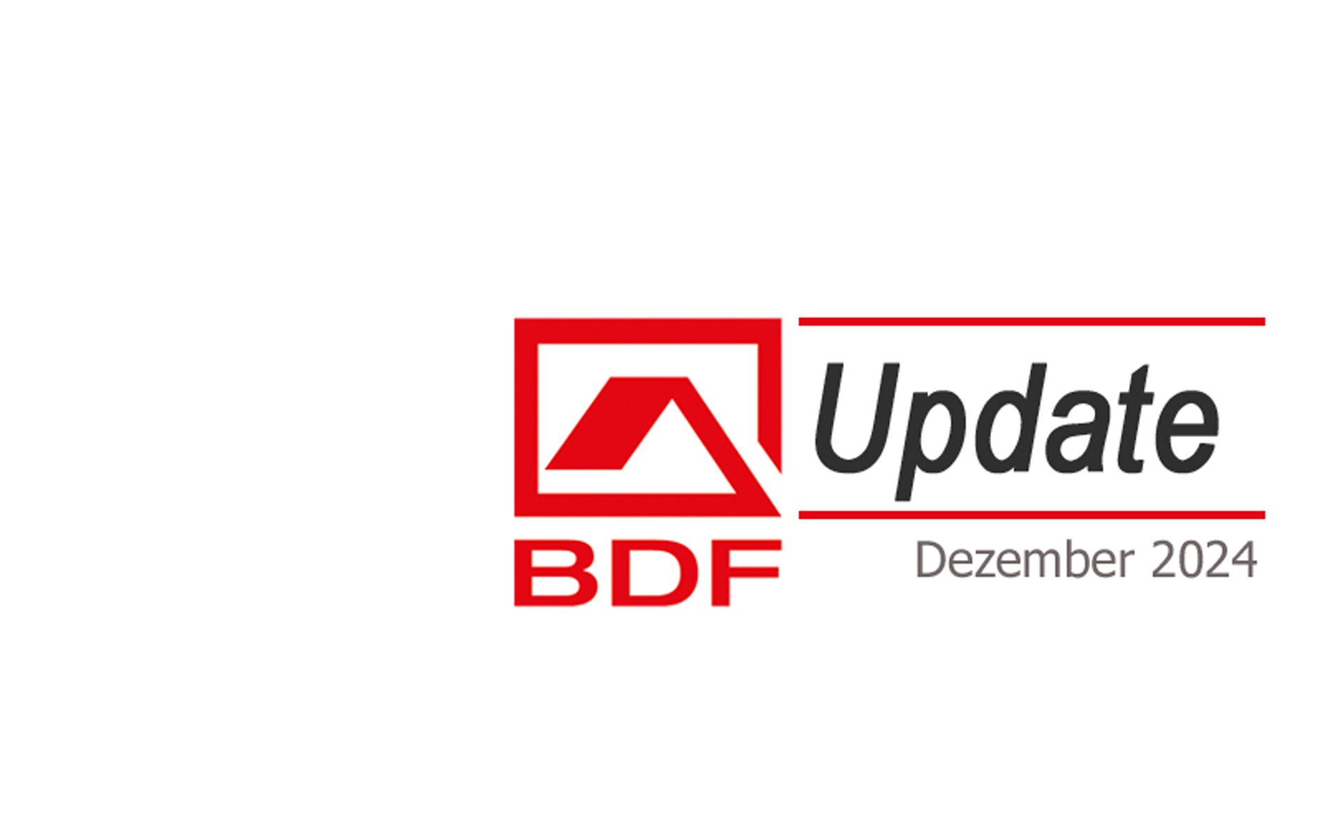 BDF Update Dezember 2024