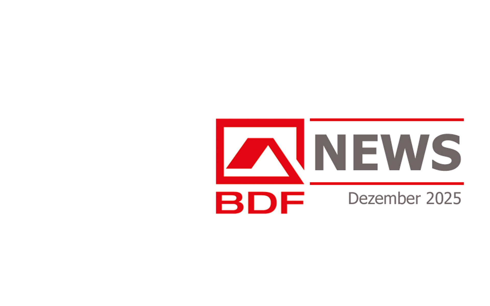 BDF News Dezember 2025